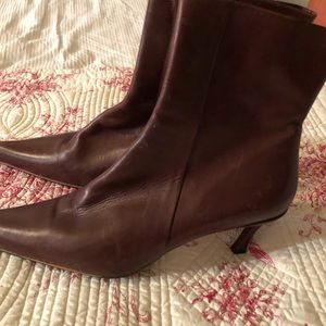 Brand new FreeLance leather booties Sz 10